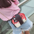 2017 girls handbag single shoulderbag summer long chain cosmetic bag